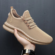 Load image into Gallery viewer, Men Sneakers Black Mesh Breathable Running Sport Shoes Male Lace Up Non-slip Men Low Athletic Sneakers Casual Men Shoes