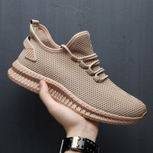 Load image into Gallery viewer, Men Sneakers Black Mesh Breathable Running Sport Shoes Male Lace Up Non-slip Men Low Athletic Sneakers Casual Men Shoes