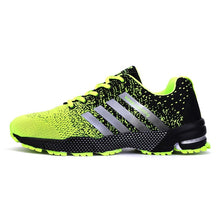 Load image into Gallery viewer, Fashion Sneakers Men Lace-up Running Shoes Breathable Flyknit Women Sneaker Non-slip Wearable Casual Sports Shoes Lovers Size 47
