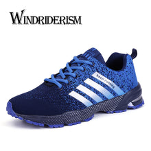 Load image into Gallery viewer, Fashion Sneakers Men Lace-up Running Shoes Breathable Flyknit Women Sneaker Non-slip Wearable Casual Sports Shoes Lovers Size 47
