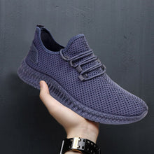 Load image into Gallery viewer, Men Sneakers Black Mesh Breathable Running Sport Shoes Male Lace Up Non-slip Men Low Athletic Sneakers Casual Men Shoes
