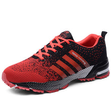 Load image into Gallery viewer, Couple Running Shoes Breathable Outdoor Male Sports Shoes Lightweight Sneakers Women Comfortable Athletic Training Footwear
