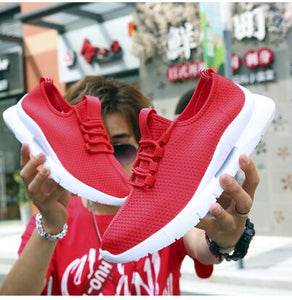 Couple Running Shoes Breathable Outdoor Male Sports Shoes Lightweight Sneakers Women Comfortable Athletic Training Footwear
